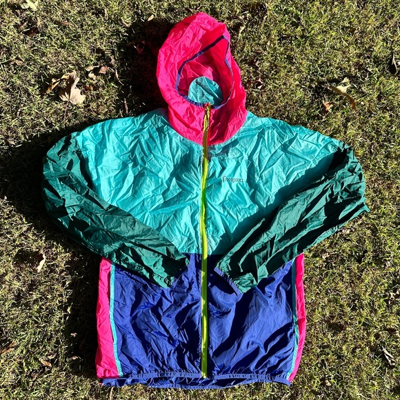 NWOT Cotopaxi Teca Full-Zip Technical Windbreaker -WL/MM - Blue/Pink/Green - Picture 1 of 11